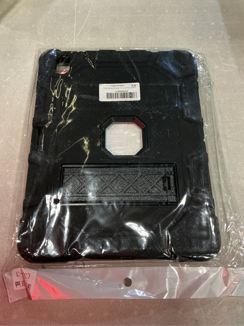 Condition photo showing Good Condition for azzsy case for ipad air 11 inch m4/m3/m2 (2026/2025/2024), ipad air 5th/4th generation 10.9 inch (2022/2020), heavy duty shockproof rugged protective case with pencil holder, black ipad air 11 inch (2026/2025/2024)/ipad air 5th 4th black