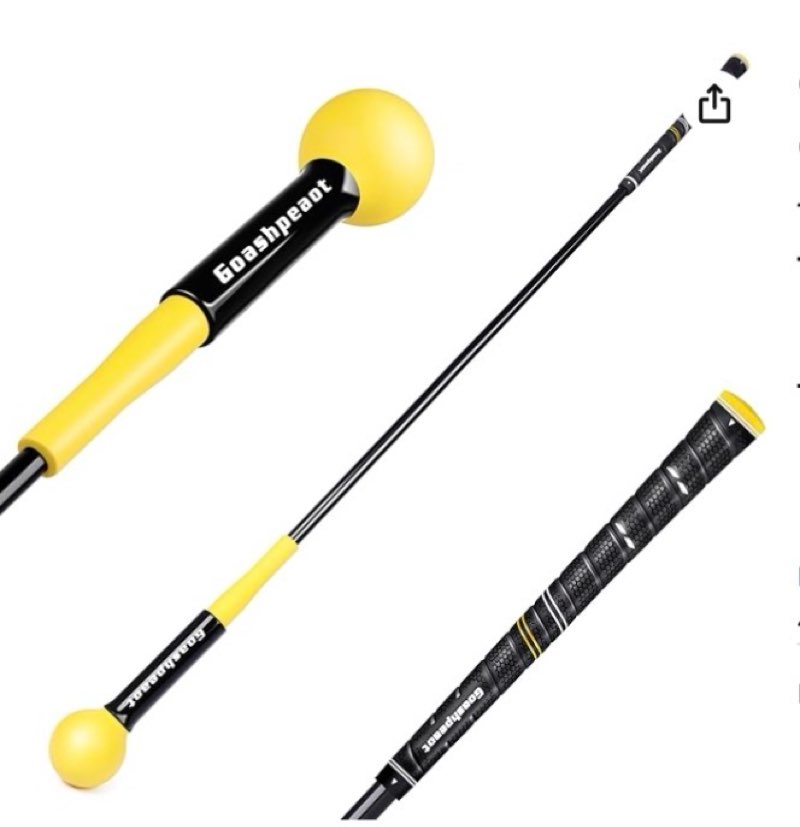 Golf Swing Trainer, Golf Warm-Up Stick for Improve Strength Tempo Balance and Flexibility, Golf Training Aid Ideal for Indoor and Outdoor Practice