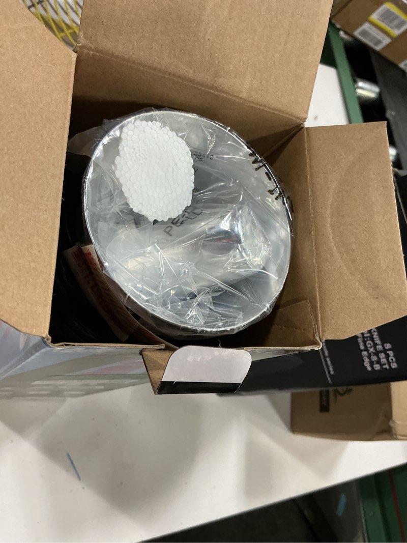 Condition photo showing New/Like New for the original lava® lamp - 14.5" techno chrome - classic liquid motion lamp - pink lava and blue liquid - item #2097 (amazon exclusive)