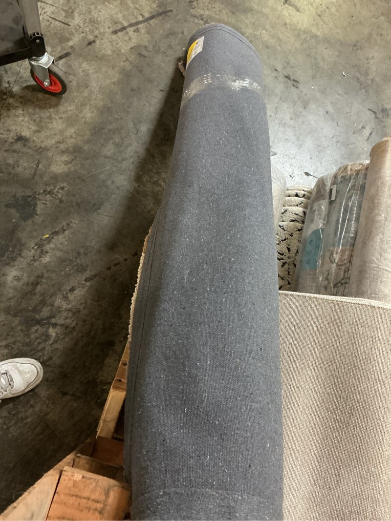 Condition photo showing As Is for origin 21 blurring rust 5 x 8 (ft) copper indoor area rug