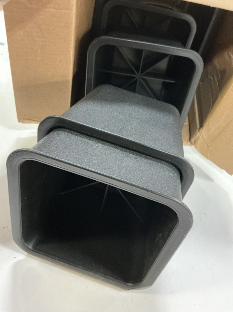 Condition photo showing Good Condition for lufia bed furniture risers heavy duty, elevation in heights 8, 5 or 3 inch, adjustable furniture risers for sofa, table, couch, chair or desk, supports up to 1,300 lbs (set of 4, black) black,8-pack 8 inch
