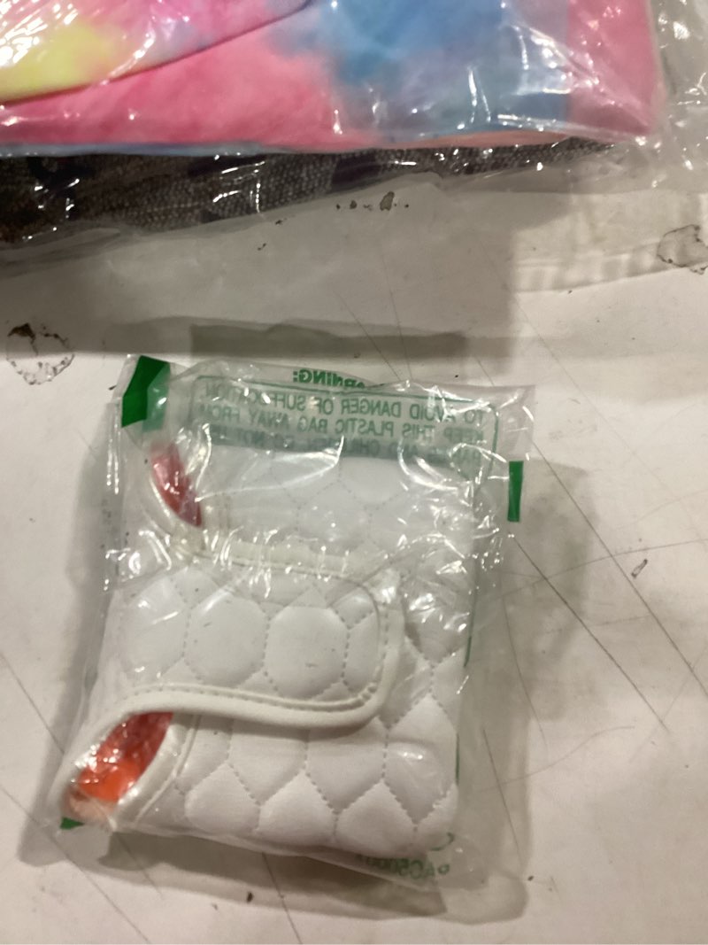 Condition photo showing New/Like New for Gbourly Golf Club Stylish White Orange Mallet Putter Cover Easy Closure Heel Shafted PU Leather Headcover