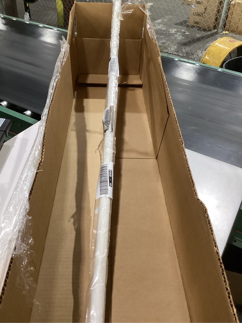 jenacor plastic shower rod cover | 1 inch x 58 inches | white