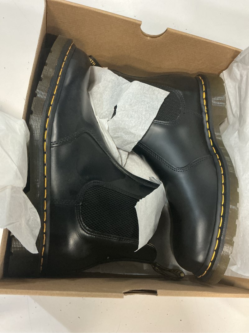 Condition photo showing New/Like New for dr. martens mens 2976 antique temperley 11/12