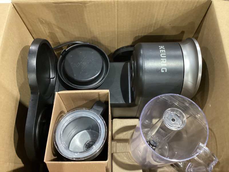 Condition photo showing Good Condition for Keurig K-Cafe Essentials Single Serve K-Cup Pod Coffee Maker, Black