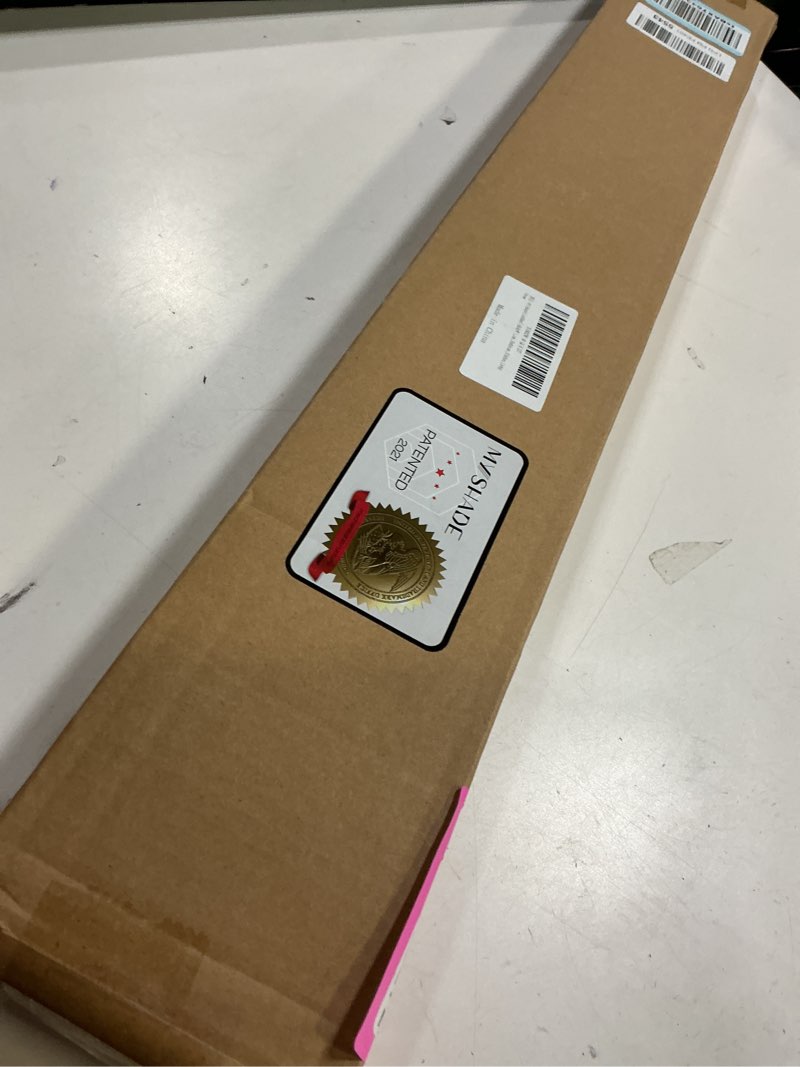 Condition photo showing item condition for MYshade Cordless Cellular Window Shades No Tools No Drill Blackout Blinds for Indoor Windows Size 24" Wide X 48" Height White Room Darkening Window Blinds for Bedroom, Bathroom, Kitchen, Living Room White 24"W x 48"H