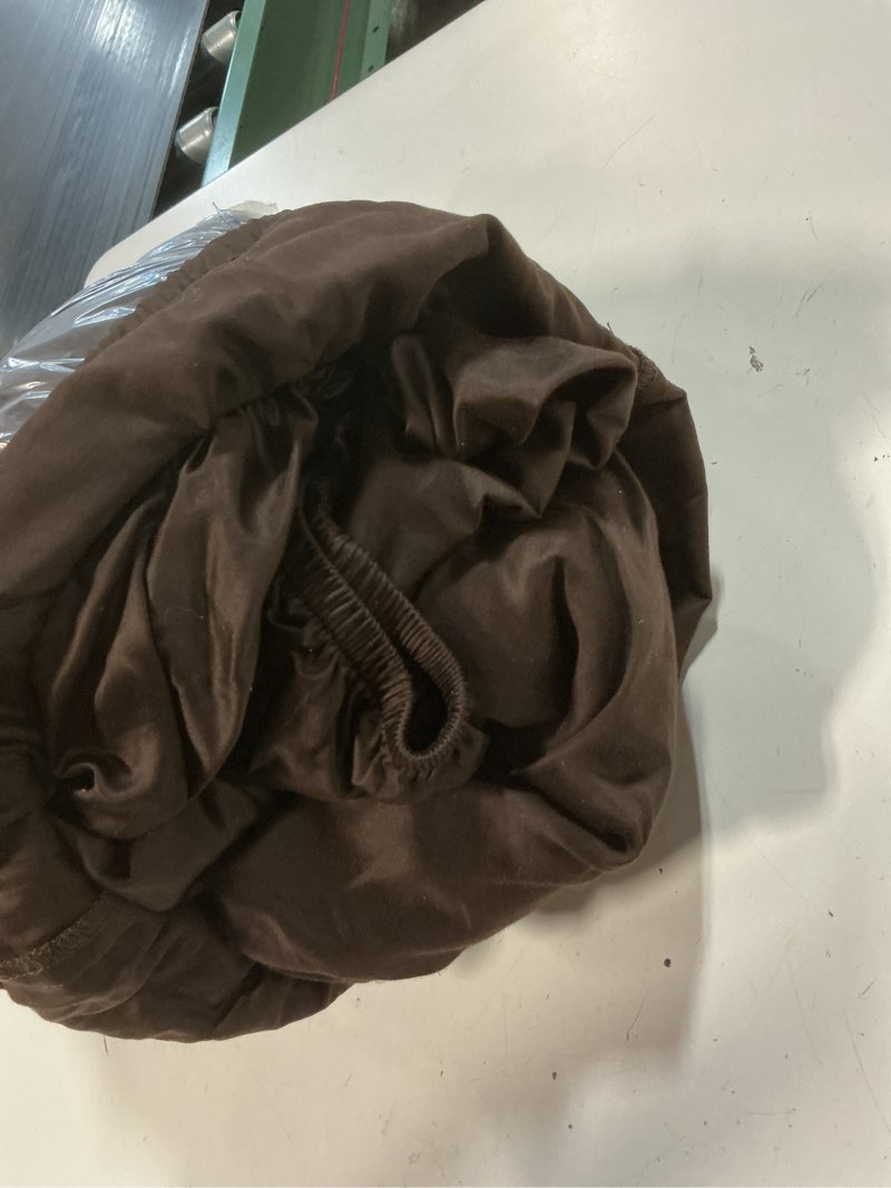 Condition photo showing Good Condition for signature giza cotton sateen sheet set, queen, espresso