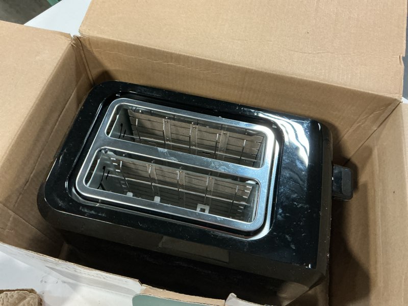 Condition photo showing Good Condition for Cuisinart CPT-122BK 2-Slice Compact Plastic Toaster, Black Black 2-Slice Toaster