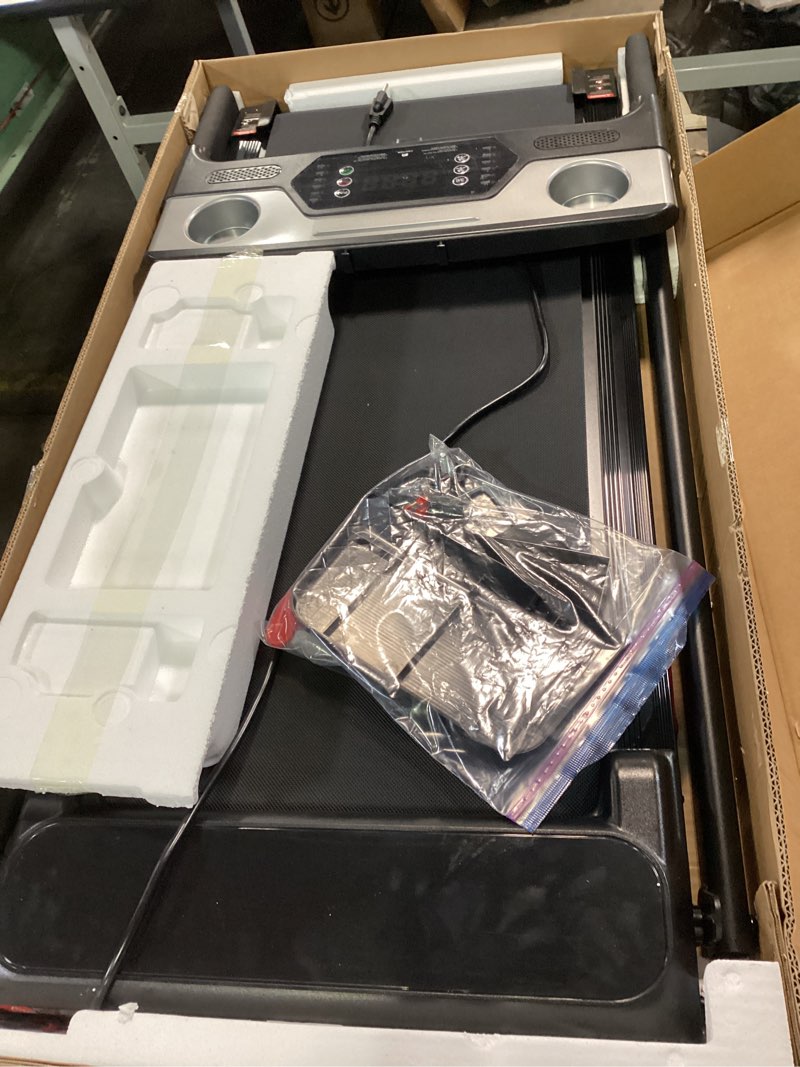 Condition photo showing Good Condition for Portable Treadmill with Incline, 3.0HP Walking Pad with Handle Bar, 3-in-1 Foldable Treadmill for Home Office Small Space with Quiet Brushless, 300 LBS Capacity