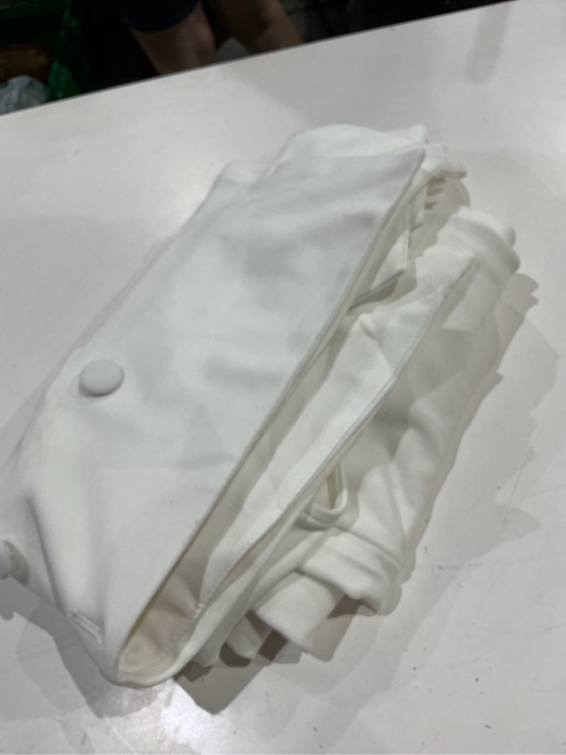 Condition photo showing Good Condition for women 2 piece suit set sleeveless casual business pants suiting two piece outfit professional office work pantsuits set white large