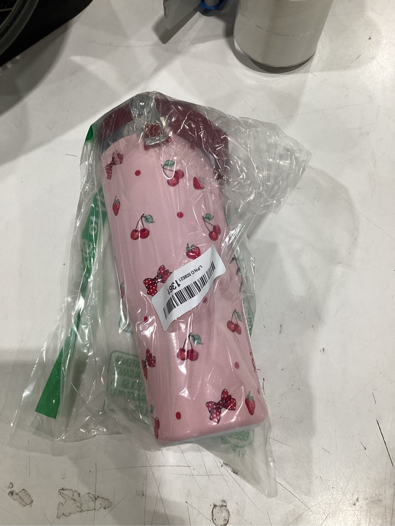 Condition photo showing Good Condition for tumbler for adults water bottle double wall cups for kids 30 oz pink coffee mug stuff cat insulated cup gifts for girl women pink-16 30 ounces