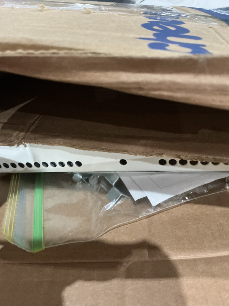 Condition photo showing As Is for jeacent universal window air conditioner support bracket no drilling ,no tools, heavy-duty window ac bracket supports up to 200lbs, fits single or double hung windows