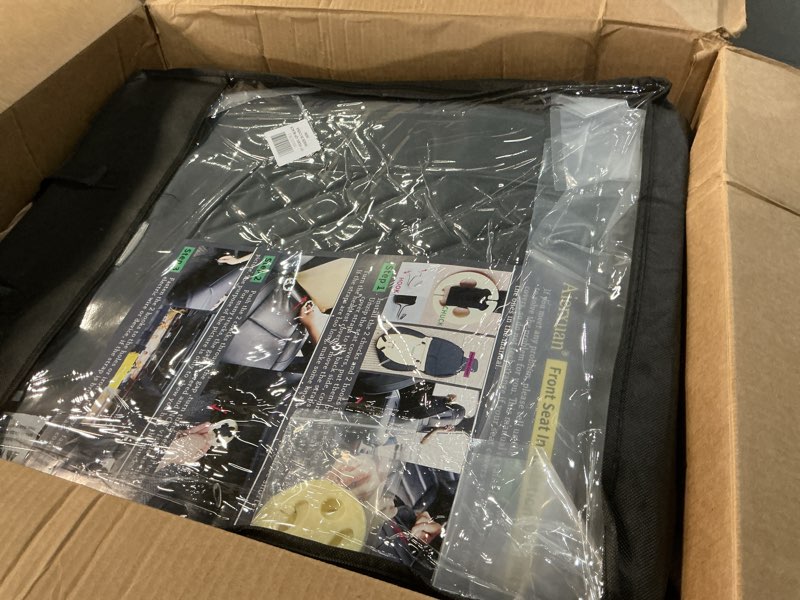 Condition photo showing Good Condition for Aierxuan Chevy Silverado GMC Sierra 2 Front Seat Covers Pickup Custom Fit 2007-2026 1500 2500HD 3500HD Crew Double Extended Cab Waterproof Leather Seat Protectors(2 PCS Front, Black) 2 PCS Front/Black