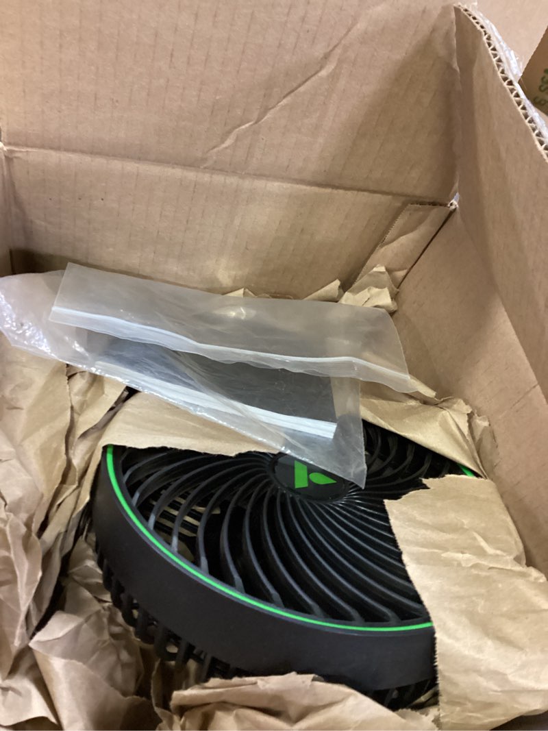 Condition photo showing Good Condition for VIVOSUN AeroWave E6 Gen2, Grow Tent Clip Fan 6”, EC Motor, Smart Control, Powerful Oscillating Fan, Local Timer, Weatherproof IP54, for Hydroponics Circulation Cooling, Black 2 Black
