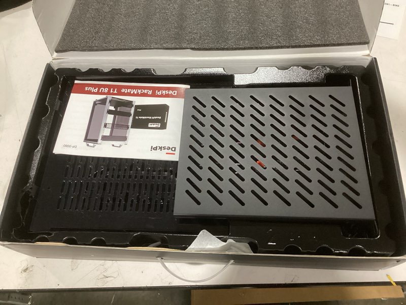 Condition photo showing Good Condition for GeeekPi 8U Server Rack Cabinet, DeskPi RackMate T1 Plus,10 inch Network Rack for Servers, Network, A/V Equipment, 10.23inch/260mm Depth (Black)