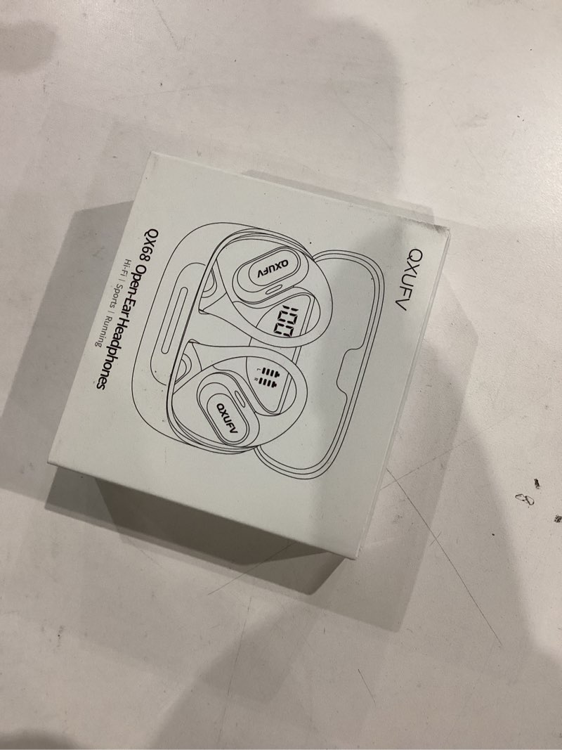 Condition photo showing Good Condition for Open Ear Headphones, Bluetooth 5.4 Headphones Sports, Premium Sound with HD Mic Wireless Earbuds, 48H Playtime LED Power Display Ear Buds, IPX7 Lightweight Comfort Earphones for Running, Working Black