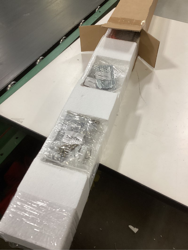Condition photo showing New/Like New for Curtain Track, Ceiling Curtain Track for Room Divider, Ceiling Mount Rail Set with Roller Hooks, White, 9ft - 12ft white 9ft - 12ft