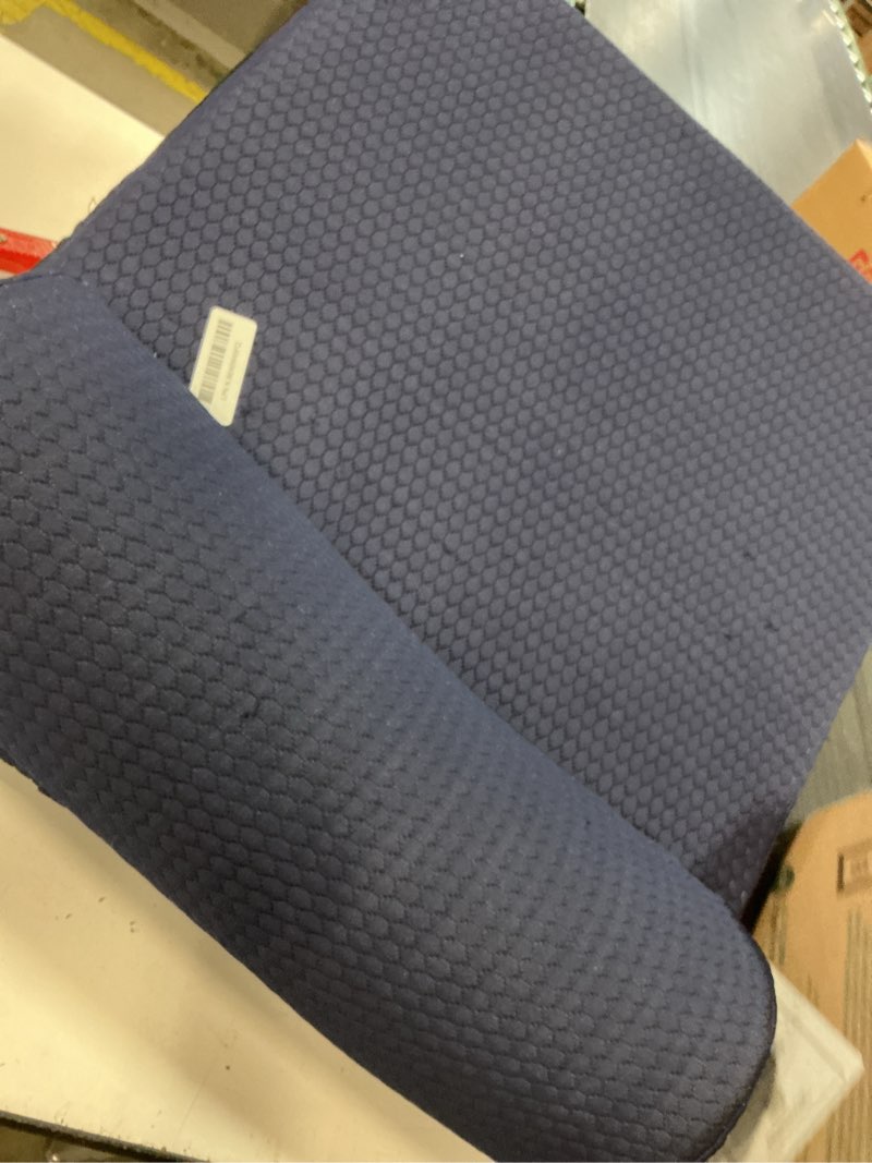 Condition photo showing Good Condition for bedluxe 3pcs orthopedic bed wedge pillow set, foam wedge pillow post surgery for back, leg and knee support, adjustable 9&12 inch folding triangle pillow for sleeping, acid reflux, snoring, navy navy adjustable 9&12 inch + 1 head pillow