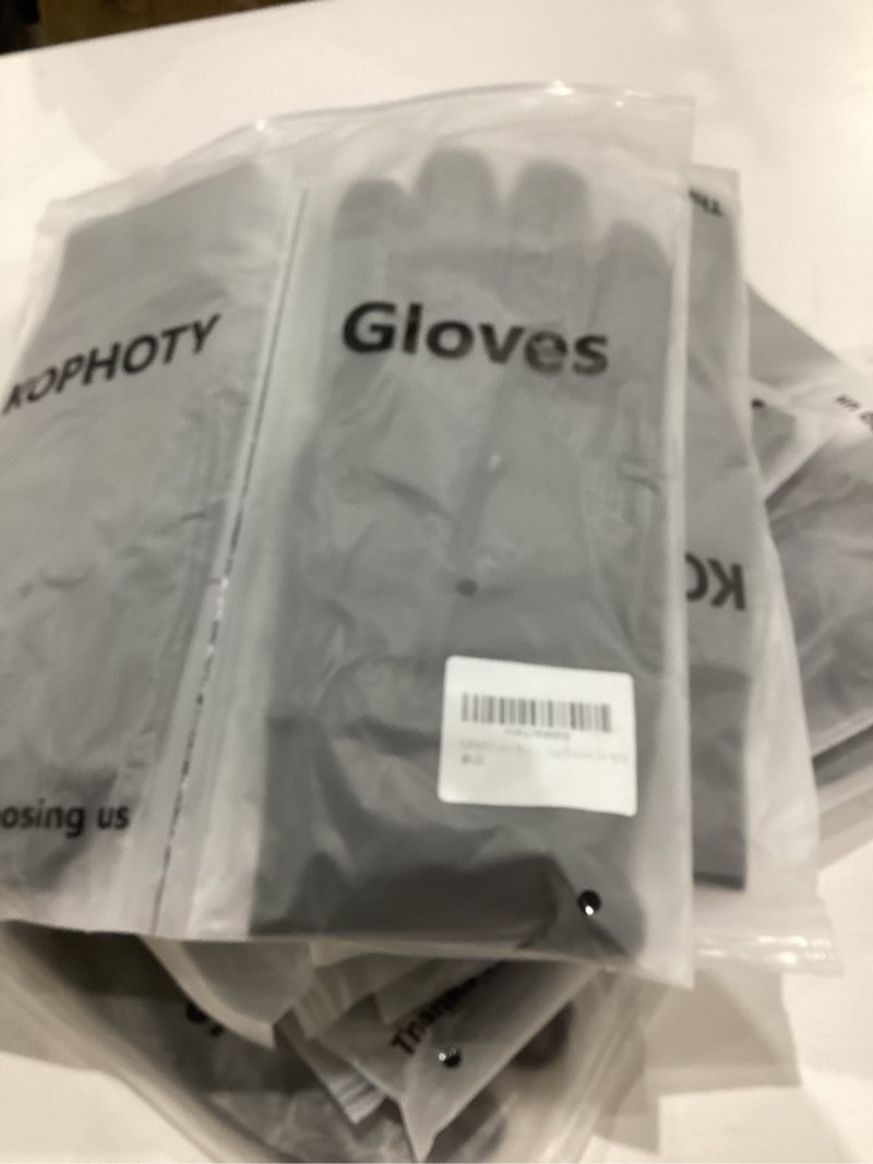 Condition photo showing Good Condition for TouchScreen Winter Gloves, Warm Water Resistant Windproof Thermal Gloves for Driving Running Cycling Black-Grey Large (Men) -- X-Large (Women)