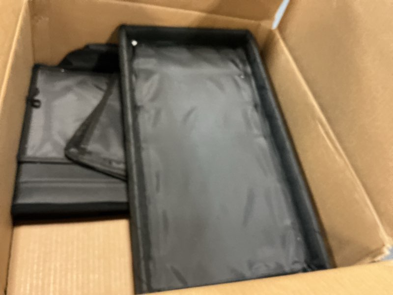 Condition photo showing Good Condition for lionroge car back seat extender for large dogs up to 200lbs,dog car back & front seat extender with storage,prevent your dogs from falling off the seat black