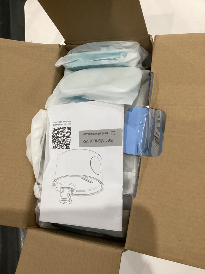 Condition photo showing Good Condition for Cat Water Fountain with Motion Sensor: Rechargeable Cat Fountain Wireless - Metal Pet Water Fountain Powered by 4000 mAh Battery - 108oz/3.2L Cordless Animals Water Fountain Inductor -16 Filters Cat Water Fountain+8 Filters +8 Sponges