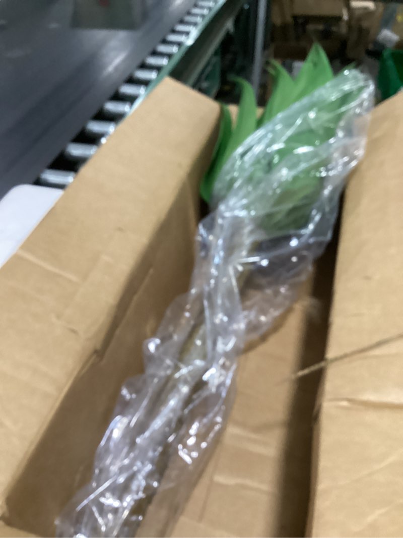 Condition photo showing New/Like New for nearly natural 32in. agave plant with stem