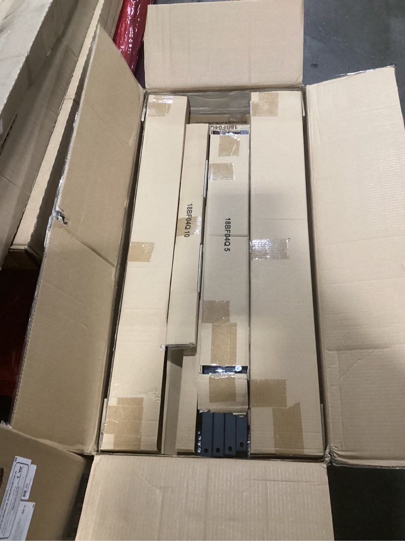 Condition photo showing Good Condition for Olee Sleep 18 Inch Heavy Duty Steel Slat Anti-Slip Support, Easy Assembly Platform Bed Frame, Noise Free Steel Mattress Foundation, Maximum Storage, No Box Spring Needed, Black, Queen Size 18 Inch Non-Folable Queen