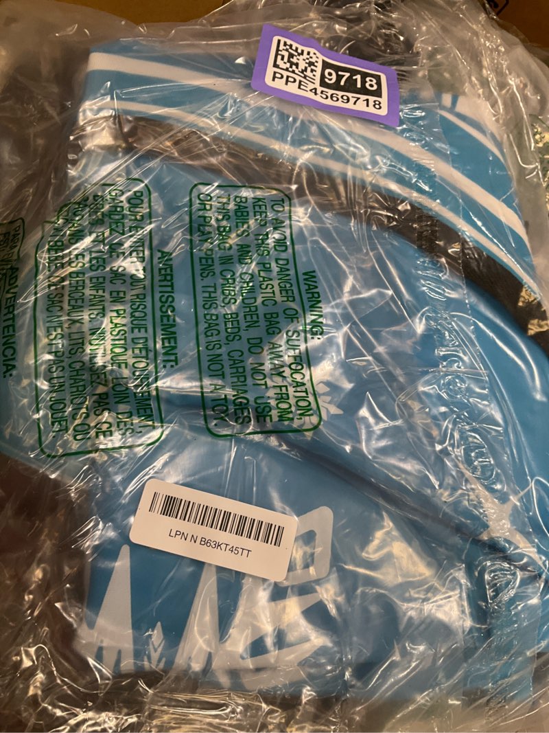 Condition photo showing New/Like New for Jasonwell Inflatable Snow Tube Sled - Heavy Duty Snow Tubes for Sledding with Premium Canvas Cover for Kids Adults Snow Toy Fun Winter Outdoor Toys Christmas Birthday Gift for Boys Girls Children 48" Blue Snowflake