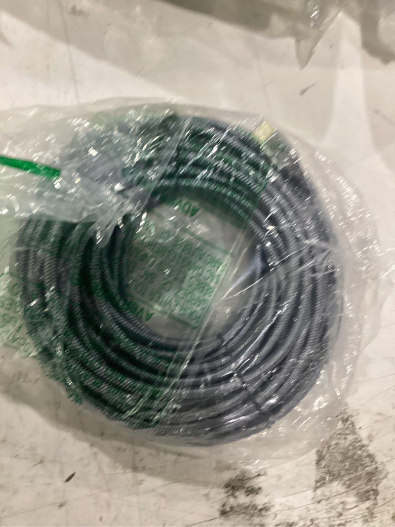 Condition photo showing New/Like New for 4k hdmi cable 50ft ultra high speed hdmi 2.0 cable 4k@60hz 3d arc gold plated connector ethernet audio video return hdmi cord for uhd tv monitor laptop xbox ps4/ps5 roku tv ect.(silvery) 50ft silver