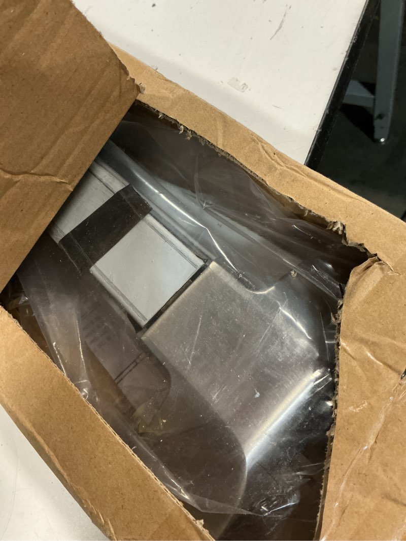 Condition photo showing As Is for 304 stainless steel push bar panic exit device with exterior lever handle, ul10c & ansi grade 1 certified, emergency exit door hardware for commercial safety & durability 211s- push bar panic exit device+lever handle