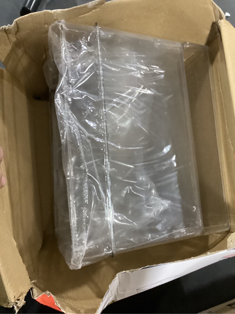 Condition photo showing Good Condition for incomplete clearspace clear plastic storage bins – xl 4 pack perfect for kitchen,fridge, pantry organization, cabinet organizers