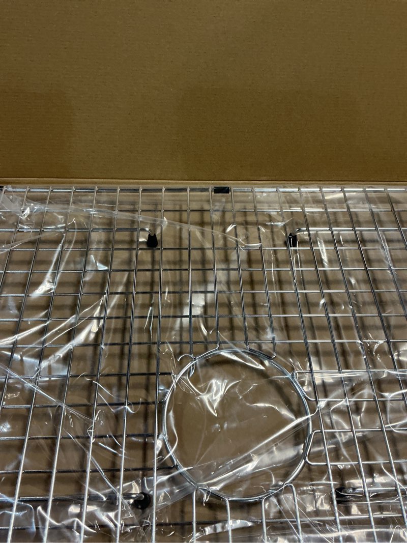 Condition photo showing New/Like New for serene valley kitchen sink bottom grid and sink protector ndg3018, 304 premium stainless steel, dim 27 1/2" x 15 11/16"