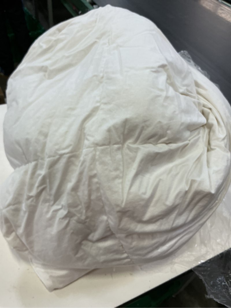 Condition photo showing Good Condition for premium down duvet insert, twin, down size: king/cal king