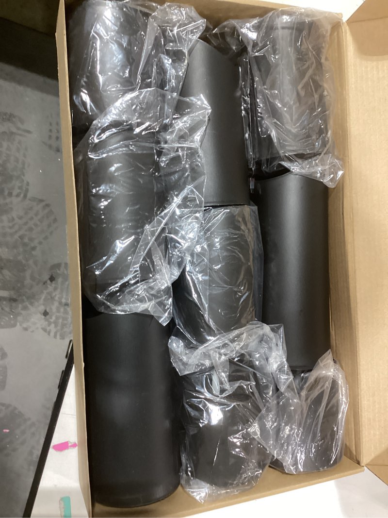 Condition photo showing Good Condition for Flameless Candles with Remote, Battery Operated Flickering Flameless Candles, LED Candles with Timer 2/4/6/8H, with Realistic LED Candles Set of 9 (D3 x H 3" 4" 5" 6" 7") (Black)