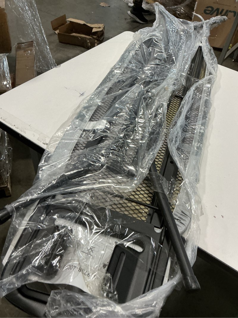 Condition photo showing As Is for Bartnelli by Rorets Classic Ironing Board with New Patent EZ-Glide Technology, Made in Europe, Premium Iron Board with Iron Rest, 4 Layer Cover, 13x43 Surface, Height Adjustable to 36", 4 Steel Legs Black/Black Classic