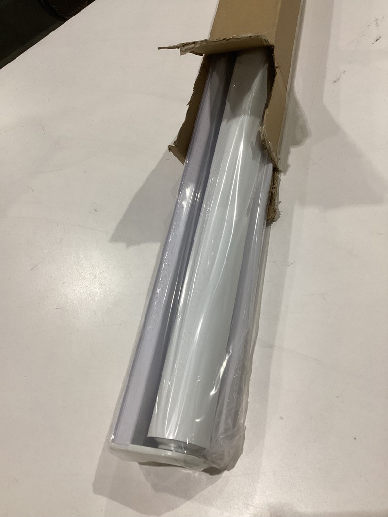 Condition photo showing Good Condition for chrisdowa cordless blackout roller shades for windows, thermal insulated uv protection pull down shades, total blackout window blinds for home, office, bedroom, door (28" w x 72" h, white) 28"w x 72"h white