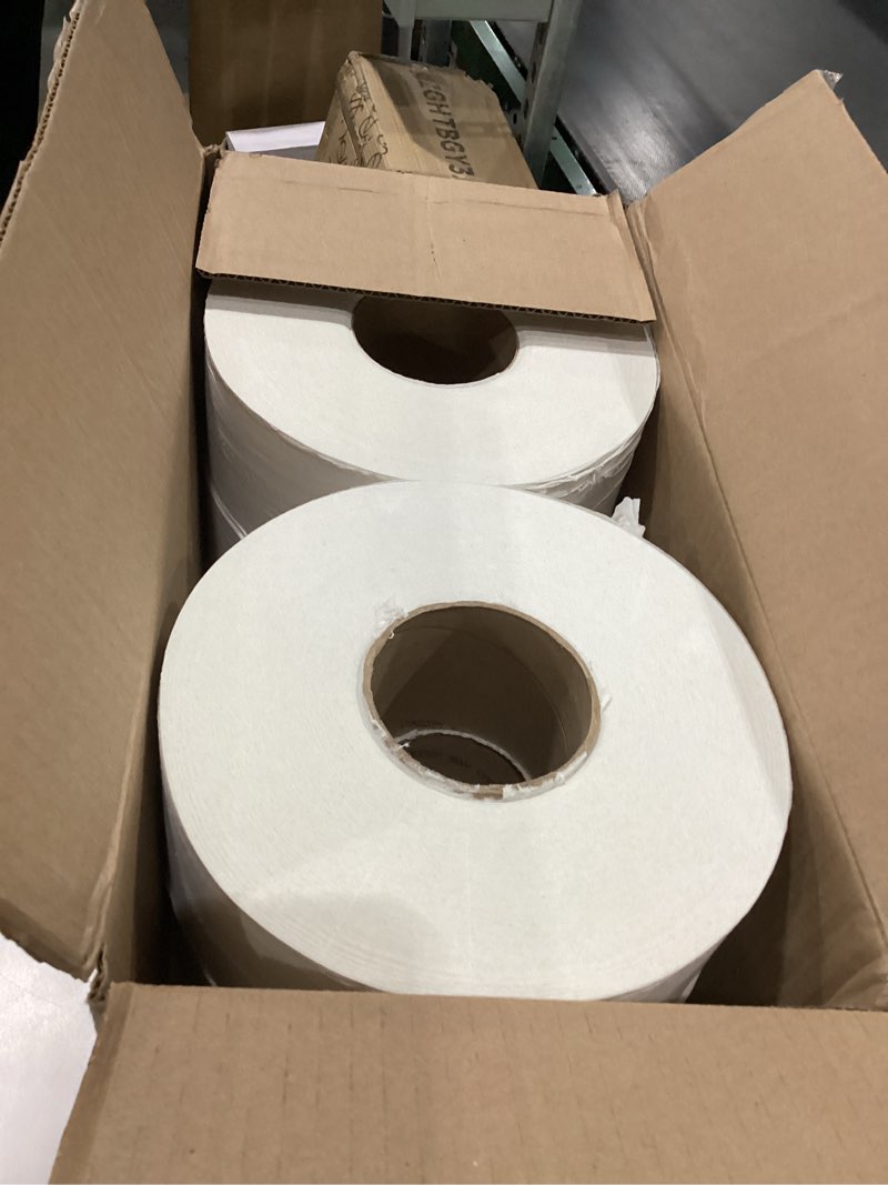Condition photo showing Good Condition for Georgia-Pacific Pacific Blue Basic 2-Ply Jumbo Jr. 9" Toilet Paper by GP PRO (Georgia-Pacific), 12798, 1,000 Linear Feet per Roll, 8 Rolls Per Case 8 Count (Pack of 1) Pacific Blue Basic