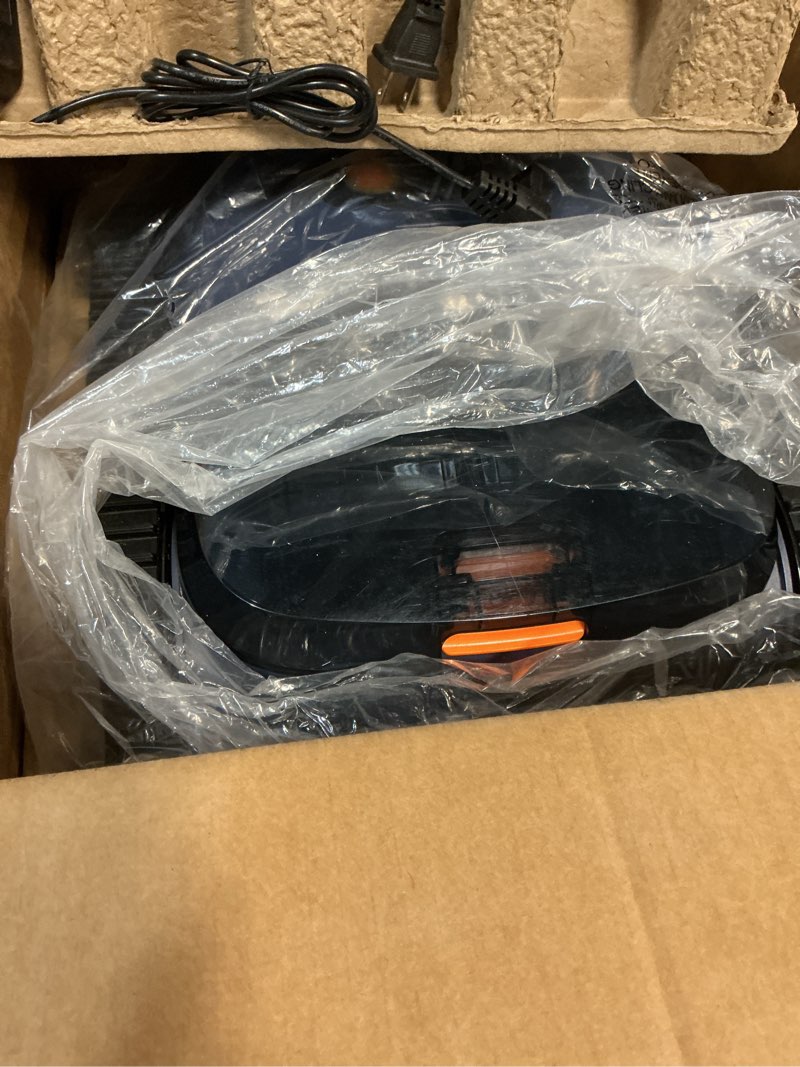 Condition photo showing As Is for (2025 new) cordless robotic pool cleaner, robotic pool vacuum for inground pools, floor, wall, waterline and drain cleaning, 180 min battery life for pool up to 2150 sq.ft blue