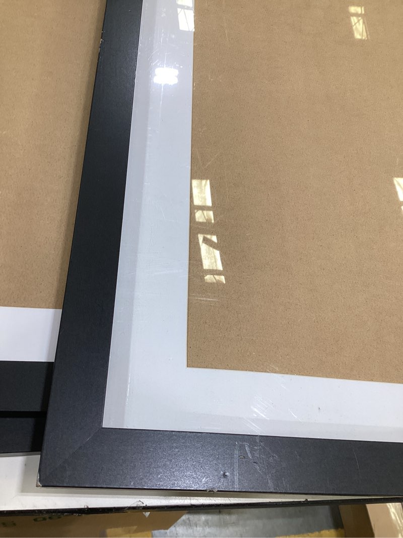 Condition photo showing As Is for Picture Frames, Large, Black