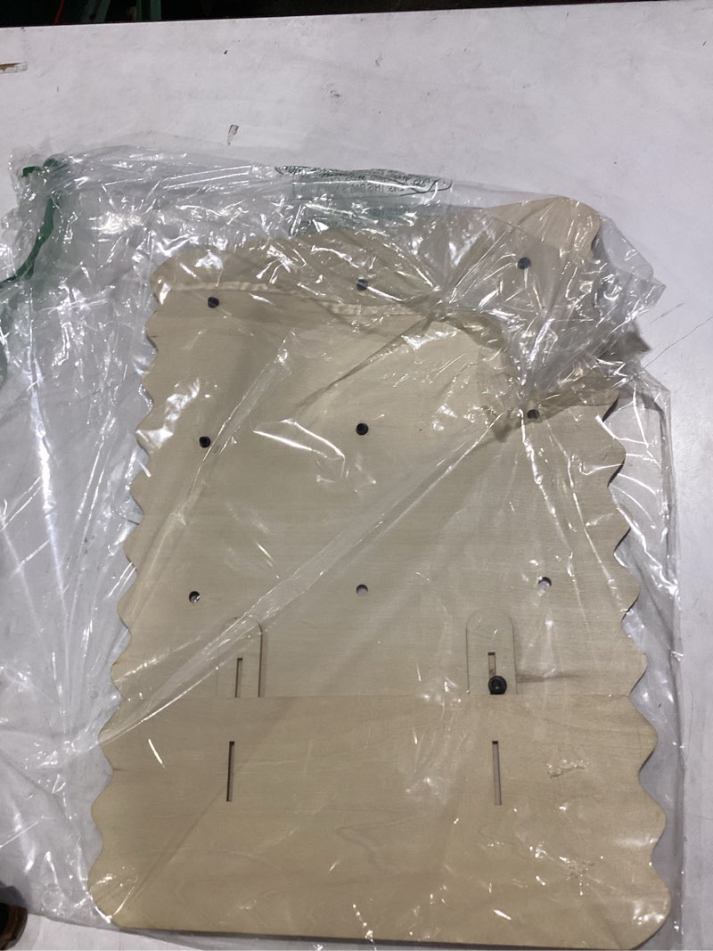 Condition photo showing Good Condition for Extra-Thick Birch Climbing Peg Board for Wall Mounting, Heavy-Duty Wooden Climbing Board with Beech Grips & Rock Climbing Hold Inserts for Indoor Home Gym Natural Birch Color