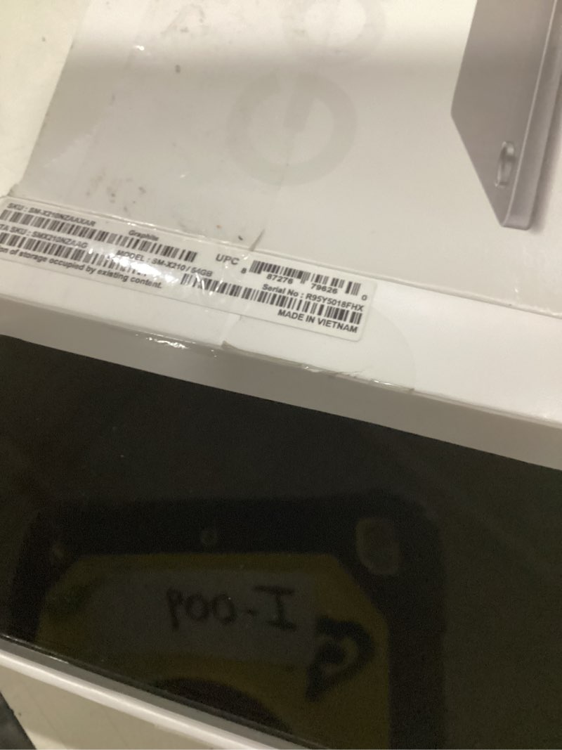 Condition photo showing Good Condition for samsung galaxy tab a9 (sm-x110), 64gb 4gb ram, wifi only, factory unlocked gsm, international version (15w wall charger bundle) (gray) graphite