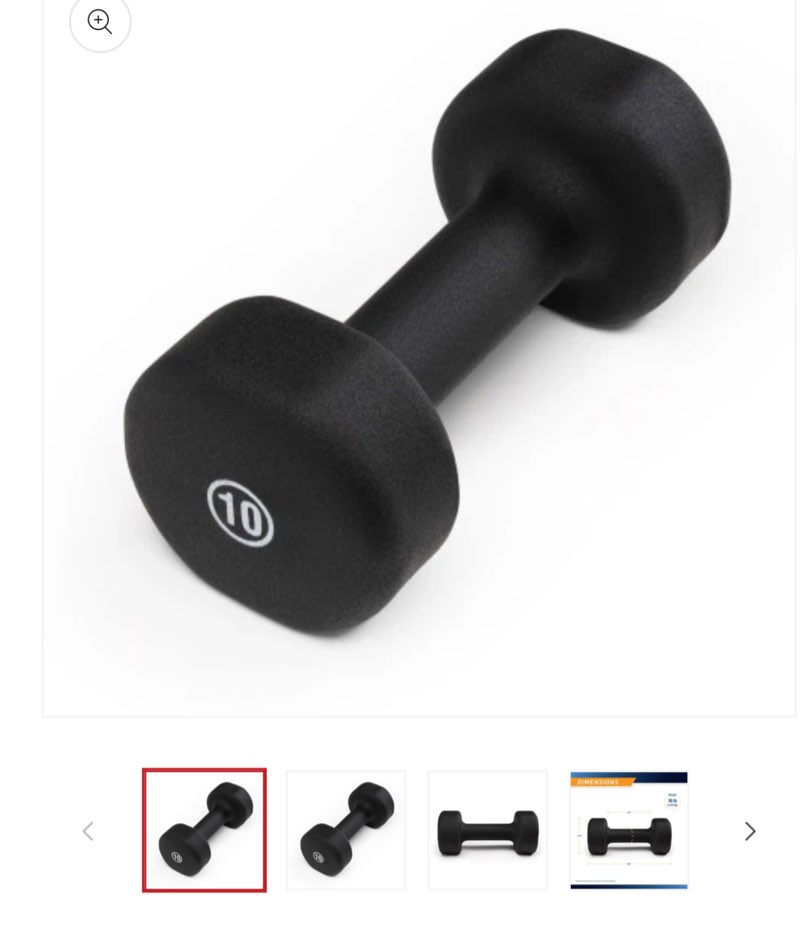 Marcy 10lb Neoprene Dumbbell pack of 2