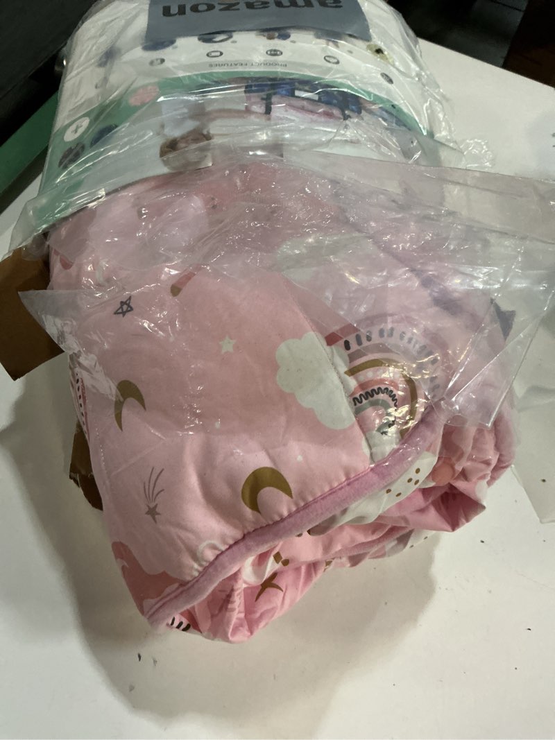 Condition photo showing Good Condition for ACRABROS Toddler Nap Mat with Pillow and Blanket, Large Rolled Napping Mats,Slumber Bags for Boys Girls,Kids Sleeping Bag for Daycare, Preschool Travel Unicorn