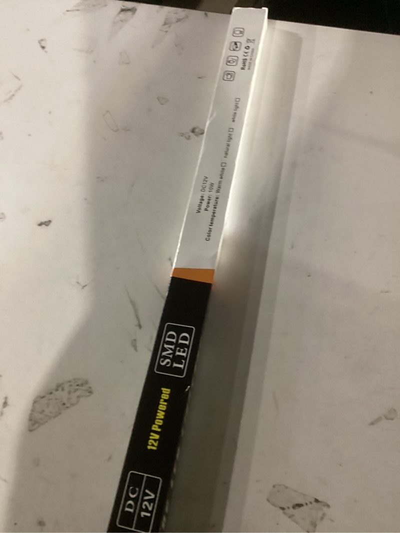 Condition photo showing New/Like New for icih under cabinet led light 10pack 12v led light strip rigid super bright white 6000k smd5630 9w 84led double row 0.5m/20in for kitchen cabinet,counter,showcase vehicle replace