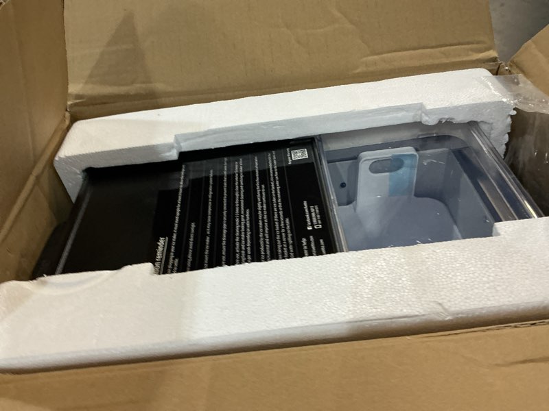 Condition photo showing Good Condition for Aeitto Nugget Ice Maker Countertop, Pellet Ice Machine Soft Chewable Ice 40lbs/Day, One-Click Operation, Auto Self-Cleaning Crushed Ice Makers Stainless with Scoop for Home/Kitchen/Office (Black)