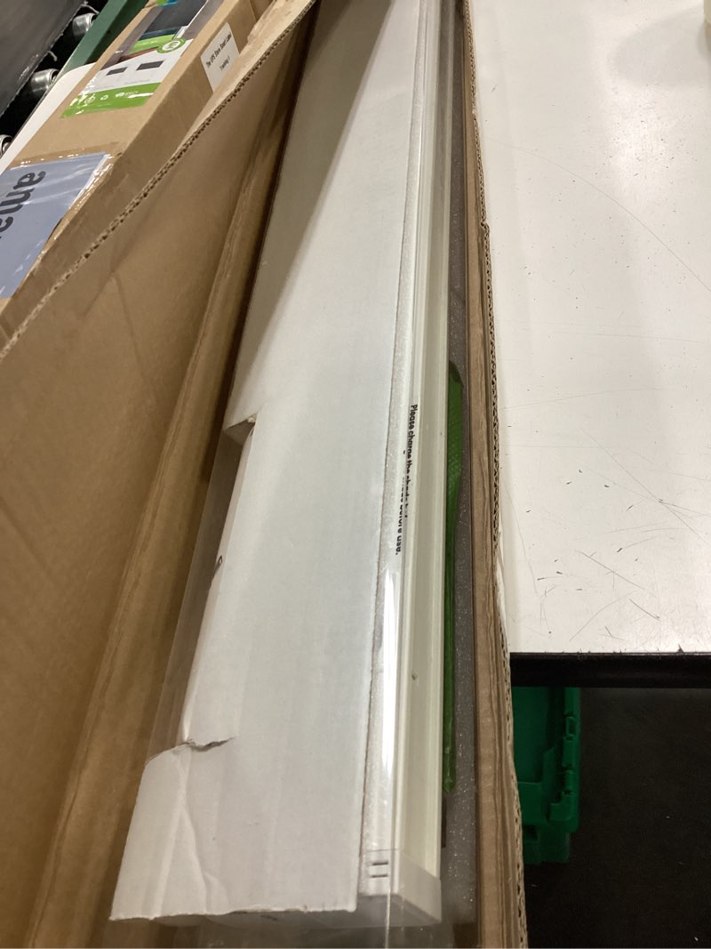 Condition photo showing Good Condition for denfoon motorized zebra blinds, solar powered dual layer automatic shades with remote control, rechargeable smart blinds horizontal wireless electric shades for windows. white? 35 x 72 white 35"w x 72"h