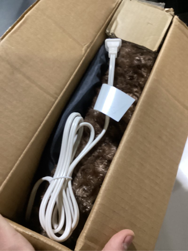 Condition photo showing Good Condition for K&H Pet Products Bolster Heated Cat Bed for Indoor Cats, Thermo-Kitty Fashion Splash Orthopedic Foam Heated Pet Bed for Cats or Dogs, Waterproof Pet Heater, Safety Listed Small 18in Round Mocha Small 18 Inches Round Mocha Splash