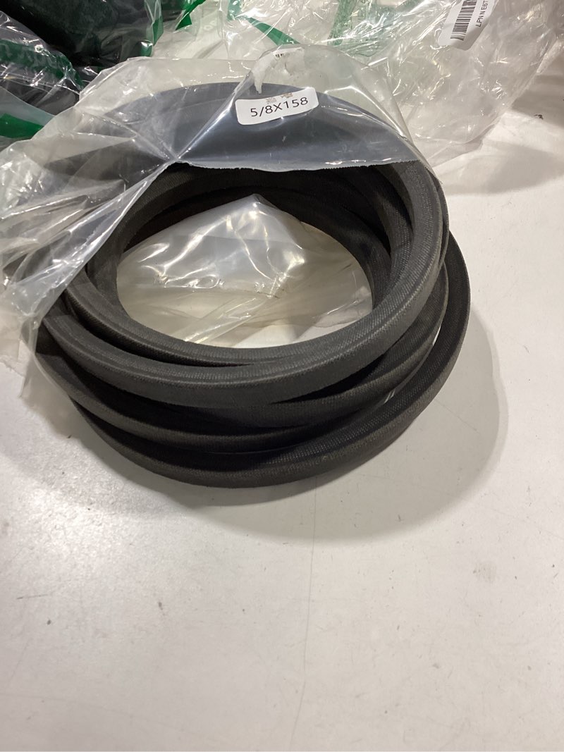 Condition photo showing Good Condition for 5/8 inch x 158 inch lawn mower deck belt replacement for exmark 116-3111 109-0775 109-5018