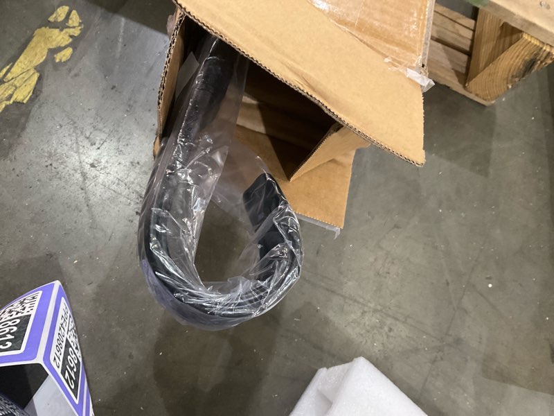 Condition photo showing As Is for 6 ft wrought iron handrail stair railing grab bar kit matte black rail staircase handrails 6 feet