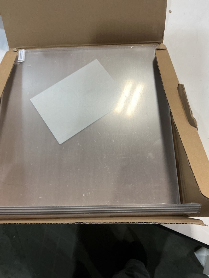 Condition photo showing Good Condition for OKPOW Shelf Dividers Closet Organizer - 7.5" Tall X 11.8" Deep Acrylic Clear Sturdy Separate for Clothes Purse - Adjustable Space Saver Easy Install for Home Organization Enthusiasts 4 Pack 4 Pack Standard Tall 7.5'' x Deep 11.8"